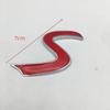 1pcs 3D metal for Cooper S car front grille emblem side fender rear trunk sticker grill badge decal styling accessories