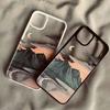 Hand Painted Sunset Scenery Phone Case for IPhone 14 13 12 11 Pro Max Anime Scene for IPhone 7 8Plus SE20 X XR XS Cover