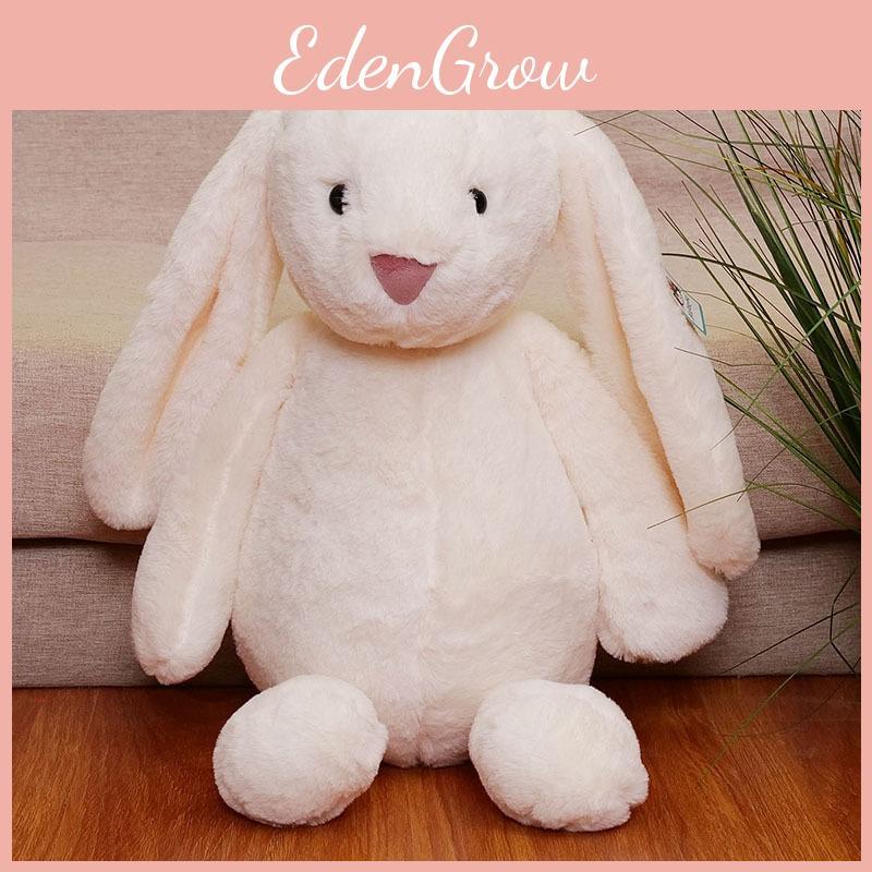 Shy Adorable Rabbit Plush Toy Soft Short Fur Stuffed Animal For Playtime Kids