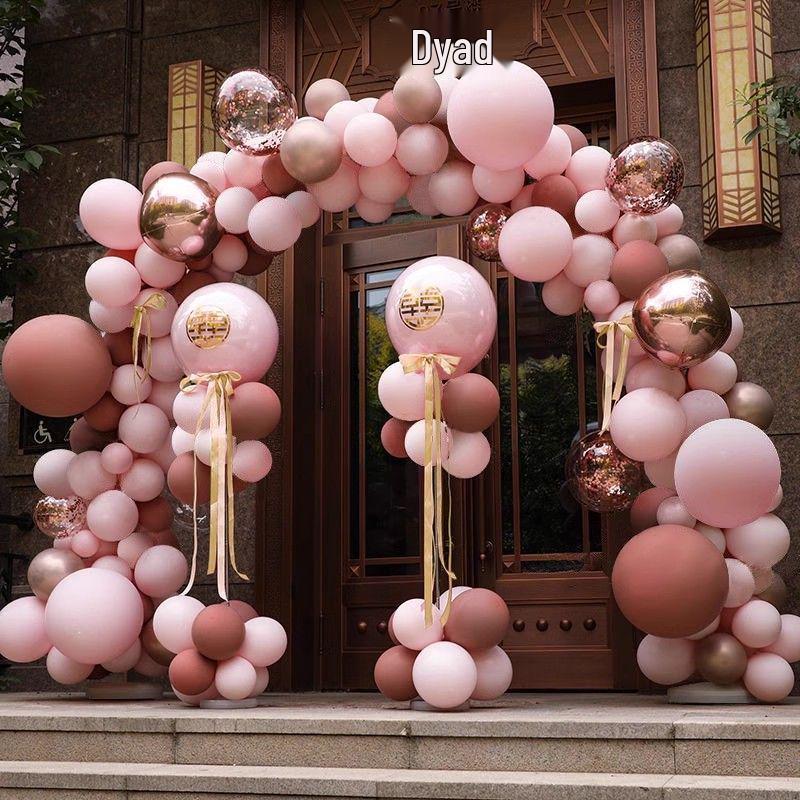 Rose Red Balloon Arch for Weddings, Birthdays, and Events