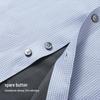Langdeng Men's Thickened Plaid Business Casual Long-Sleeve Shirt