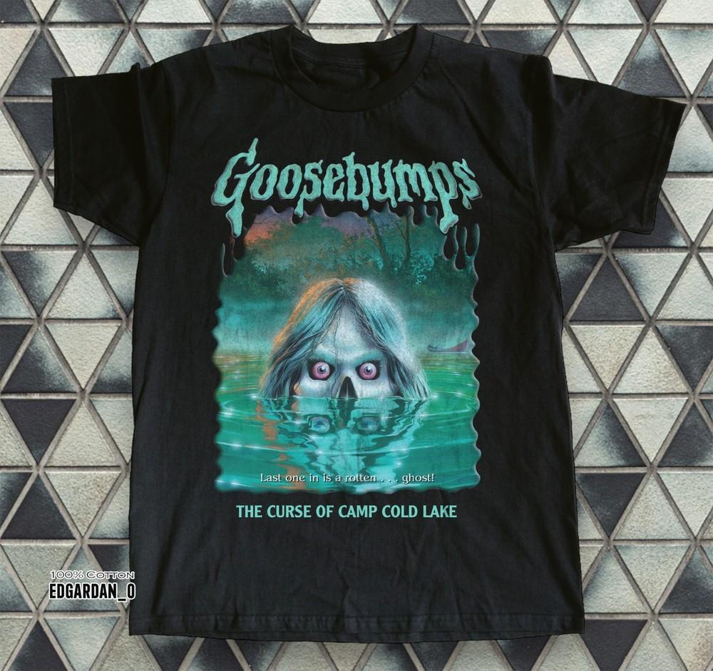 Goosebumps The Curse of Camp Cold Lake Black Unisex Tshirt Size S5XL Unisex T-Shirt XXXL