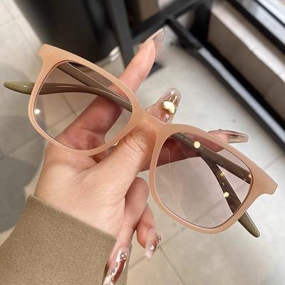 Unisex Vintage Ultra Hafif Kedi Gözü Güneş Gözlüğü Yüksek Kaliteli Degrade Renkli Gözlükler Erkek Kadın Lüks Kare Güneşten Koruyucu Gözlük