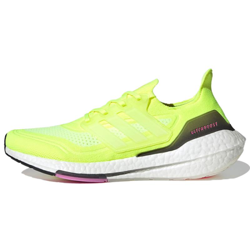 

Adidas Ultra Boost 21 Solar Yellow Pink Sneakers FY0373 40