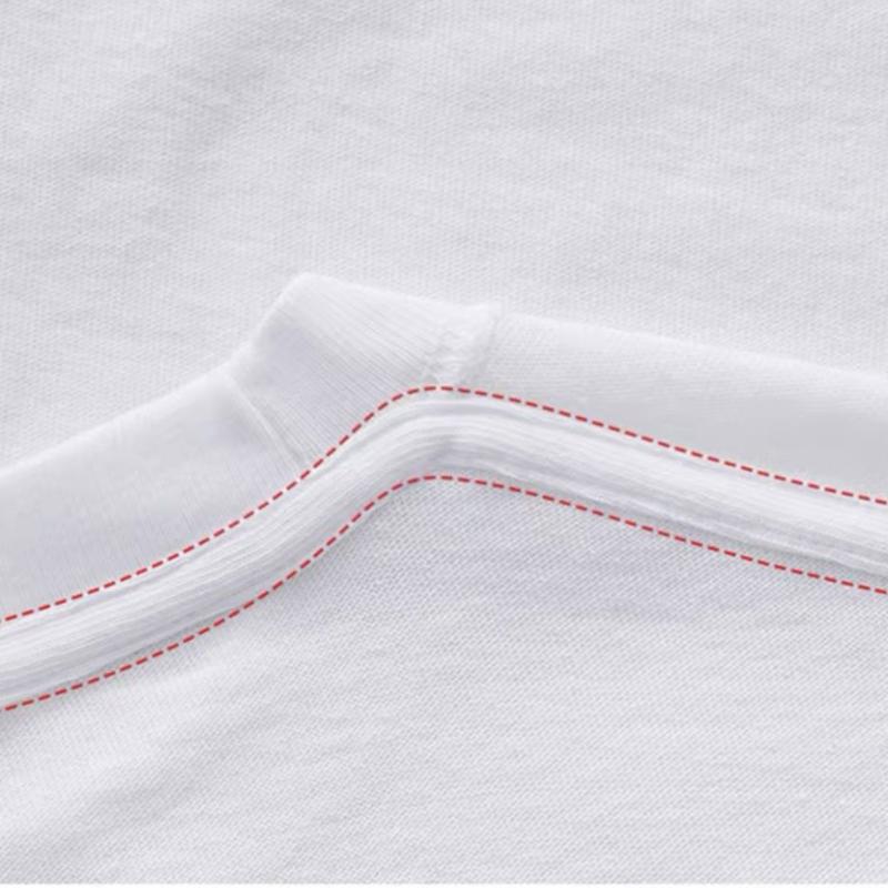 Men's Clothing T-Shirts Long Sleeve Autumn Round Neck Fashion New Comfortable Versatile Solid Color Black White