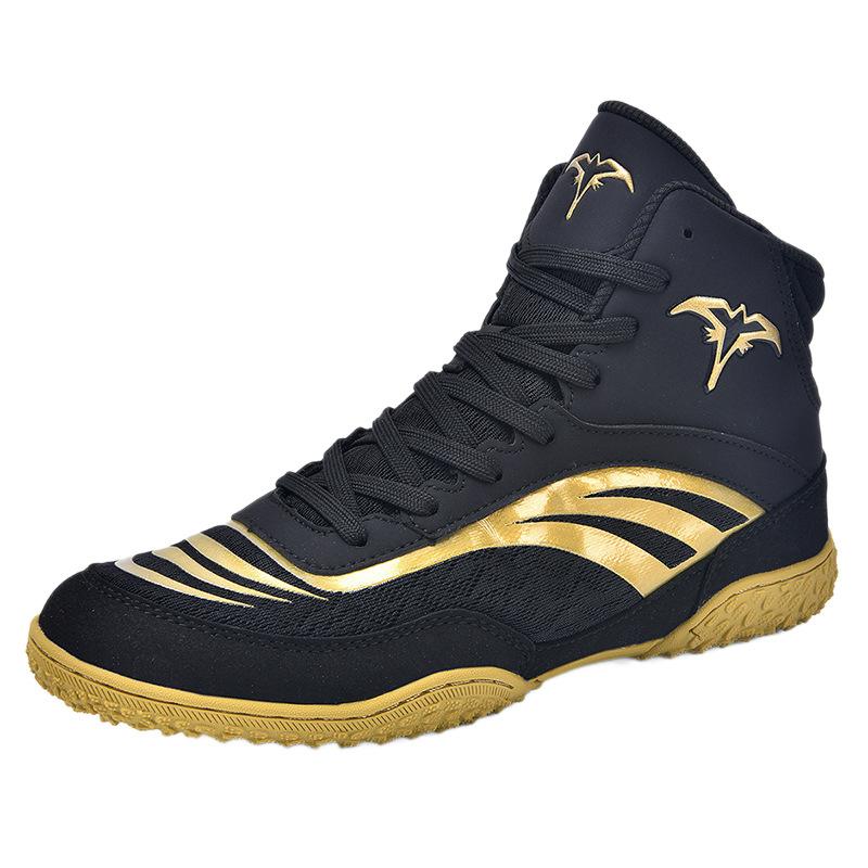 2025 new boxing shoes men's breathable low-top broken nail football shoes fashion football training shoes wrestling shoes
