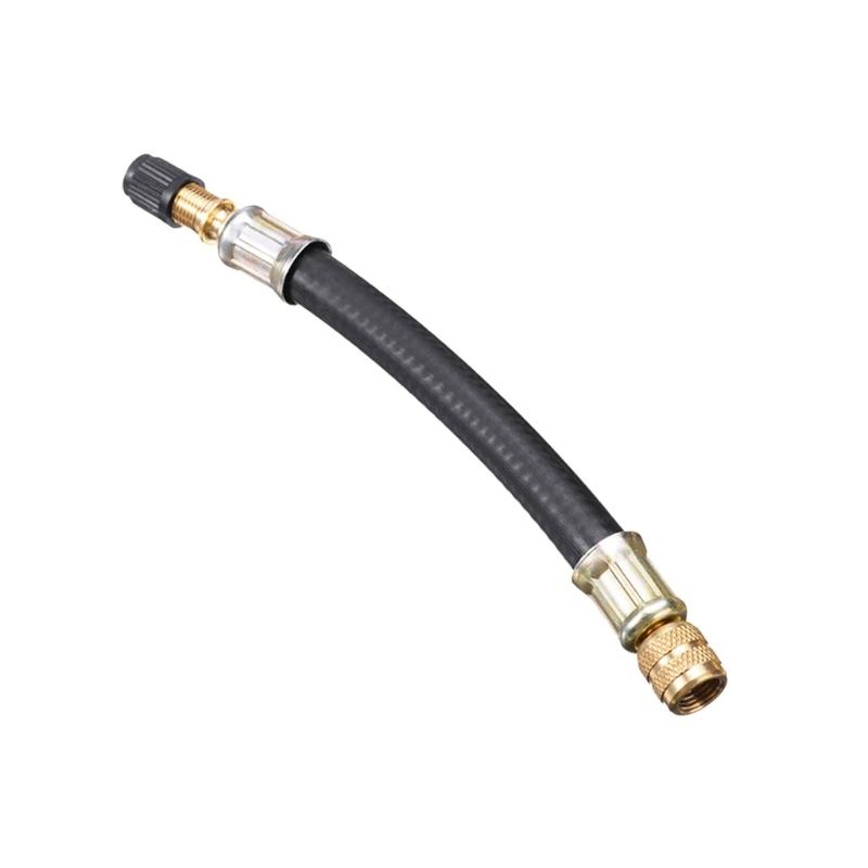 Rubber Tire Valves Extension Vehicle Tire Valves Extension Adapter 3 Length for Convenient Use on Car Motorcycles Bikes