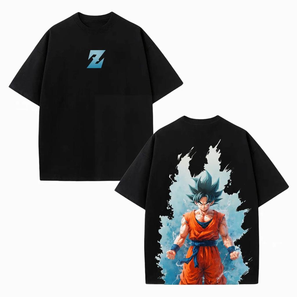DRAGON BALL Son Goku Anime Printing T-shirt Men's Clothing Women's 2026 Summer Harajuku Cotton Short-sleeved T Shirt