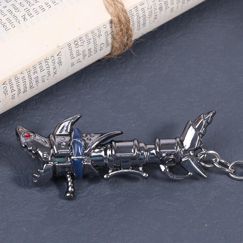 League Of Legendes Jinx Canon Porte-clés Anneaux de clés en métal Pour Cadeau Porte-clés