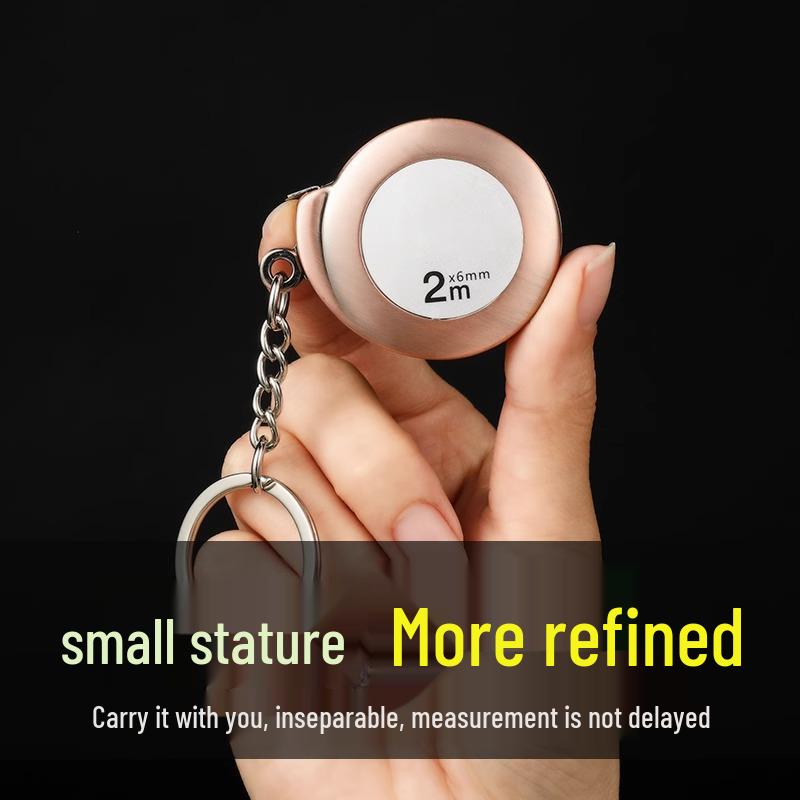 Portable 2m High-Precision Soft Steel Tape Measure for Household Use