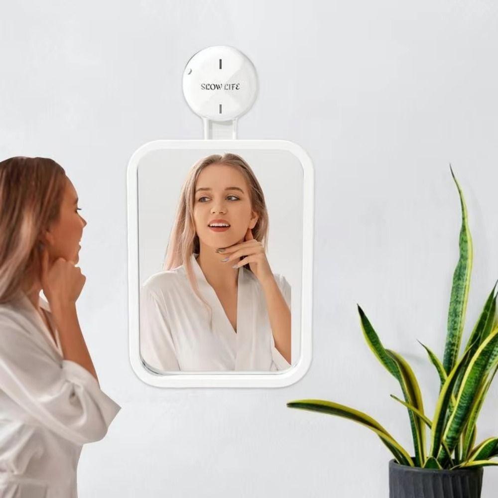 Sturdy Suction Cup Shower Mirrors Strong Suction Wall Mounted Mirrors  Bathroom