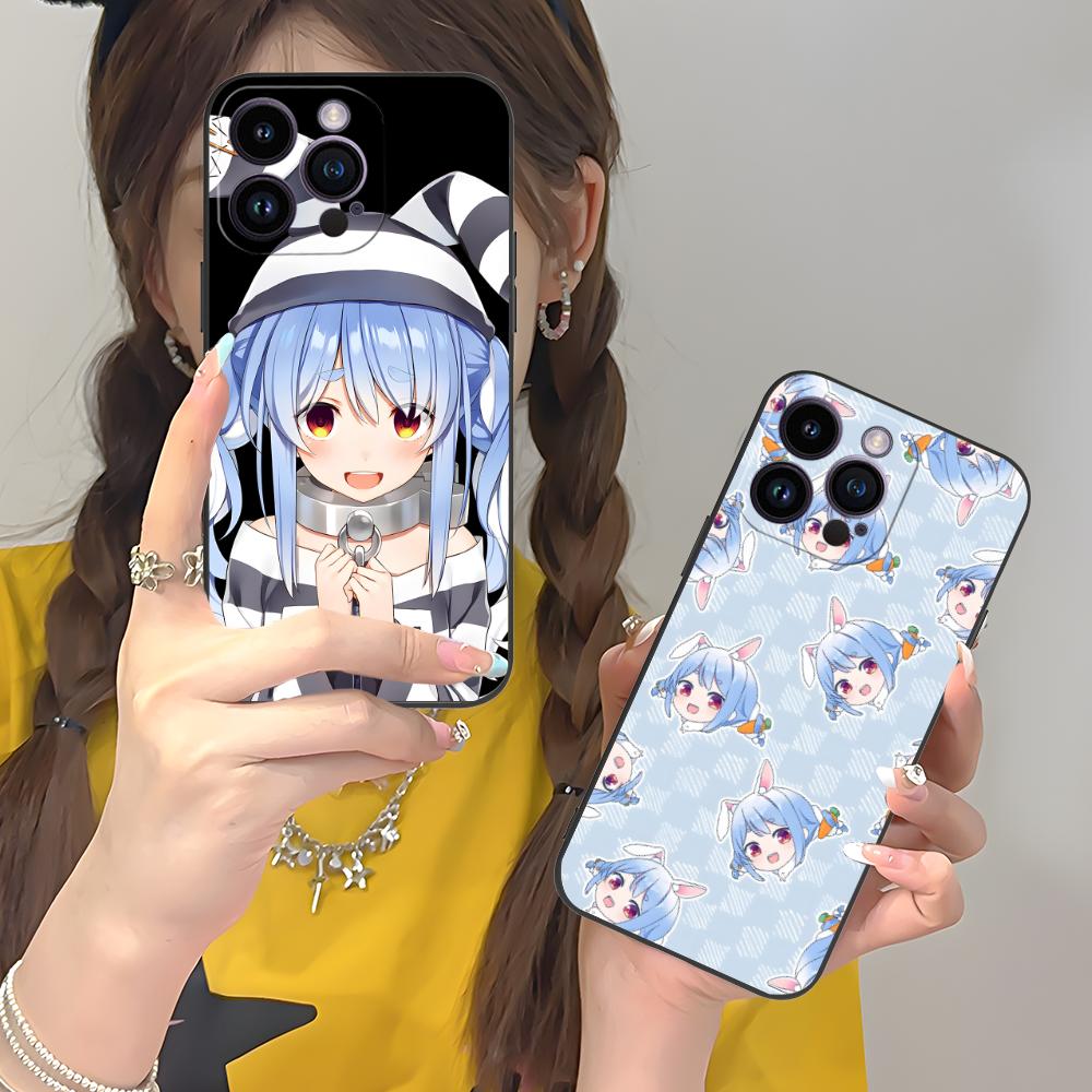 Holo Usada Pekora Matte TPU Mobile Phone Case for iPhone 17 16 15 14 13 12 11 X XR XS 8 7 Air Pro Max Plus Mini Colorful Cover