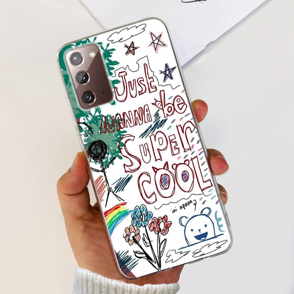 For Samsung Note 20 5G Case SM-N981B Popular Flower Slim Soft Silicone Phone Cover For Samsung Galaxy Note20 Ultra 5G Funda Capa
