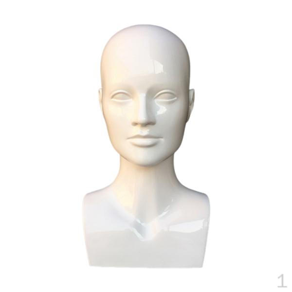 

Display Stand for Male Mannequin Head, , Glasses Brigtht White