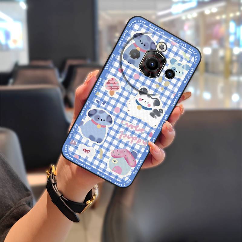 Anti-dust Cute Phone Case For ZTE Nubia Focus Pro 5G Soft Case Cartoon Back Cover Silicone Animals Waterproof Protective