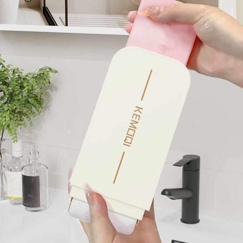 3In1 Multi-Functional Soap Dishes Portable Travel Home Soap Box With Foaming Roller Soap Holder Storage Case Wash Brush