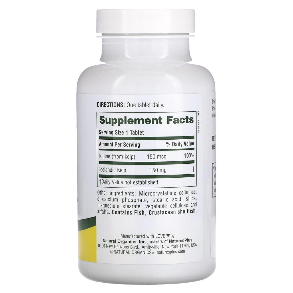 Isländische Algen, 300 Tabletten (150 mg pro Tablette)