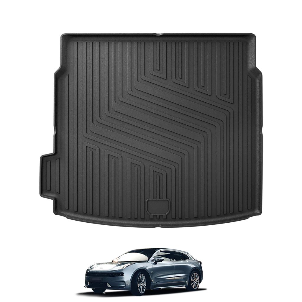TPE 3D Car Floor Mats Cargo Liner Trunk Pad for ZEEKR 001 Foot Mats Set All Weather Waterproof Left Rudder