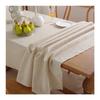 Amazon Direct Supply Cotton And Linen Tablecloth Solid Color Fabric Restaurant Home Coffee Table Rectangular Tablecloth Cover