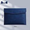 Thickened Waterproof A4 Leather File Folder with Snap Button