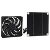 Kit Ventola Pannello Solare Silicio Monocristallino 5W 5V Kit Ventola di Scarico Pannello Fotovoltaico Solare