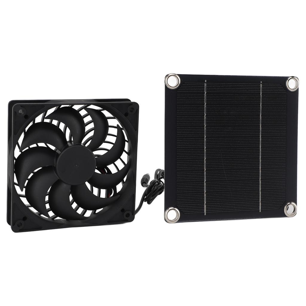 Kit Ventola Pannello Solare Silicio Monocristallino 5W 5V Kit Ventola di Scarico Pannello Fotovoltaico Solare
