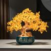 1pc Resin Money Tree Ornament Feng Shui Accessories Wealth Absorbing Ornaments Store Front Desk Decoration Promotion Gift