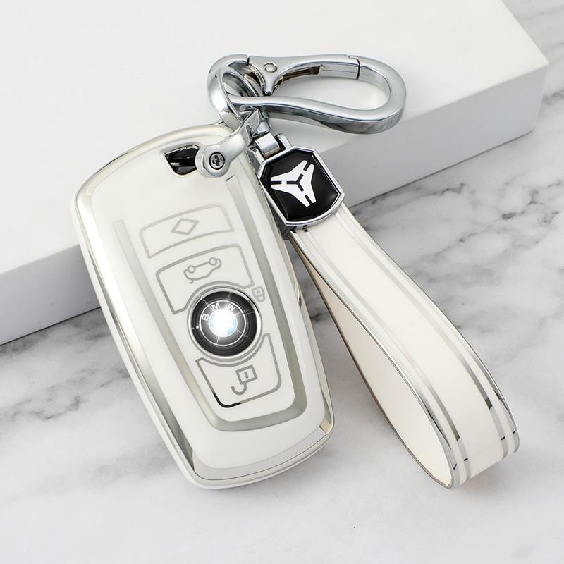 ABS Style Car Key Case Cover Shell Fob for BMW X3 X5 X6 F30 F34 F10 F20 G20 G30 G01 G02 G05 F15 F16 1 3 5 7 Series