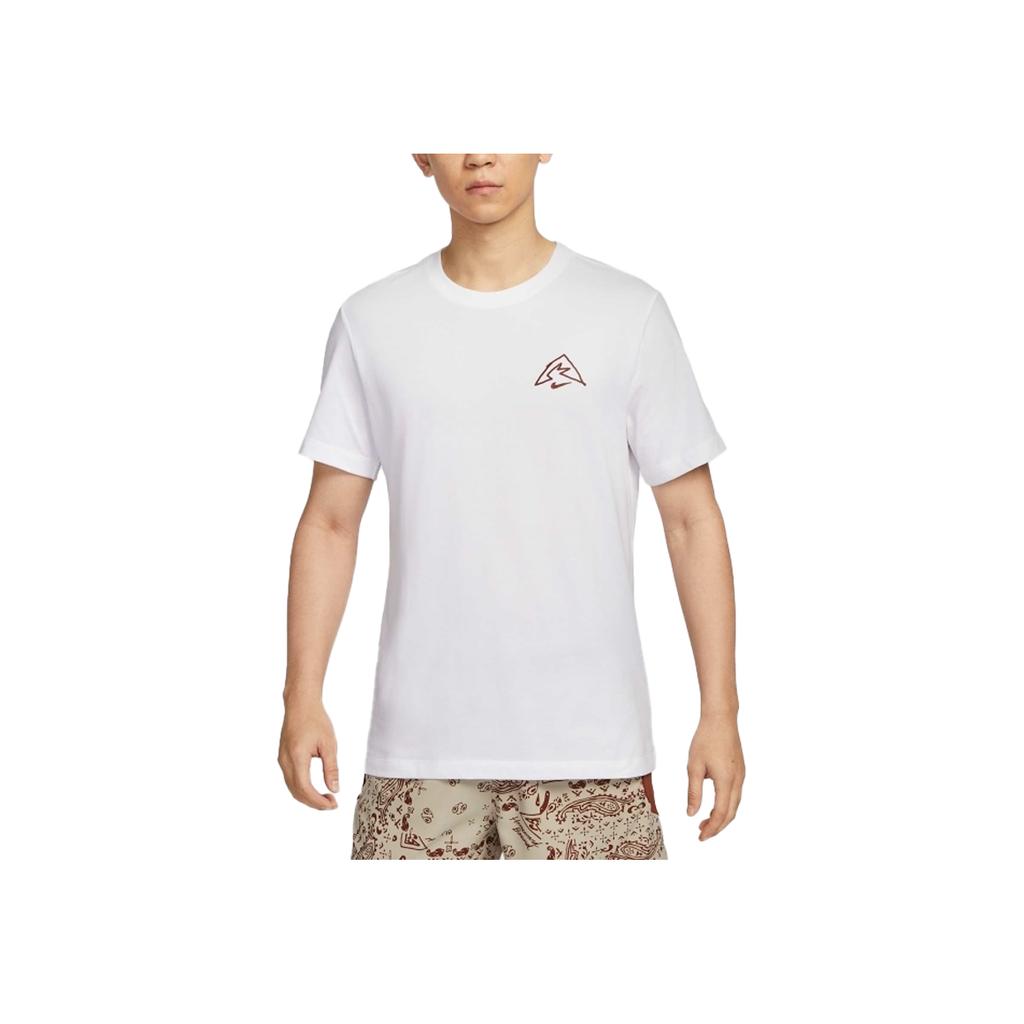 Nike DF Western States Logo Round Neck Sports Breathable Short Sleeve T-Shirt Men T-Shirts White HJ3663100