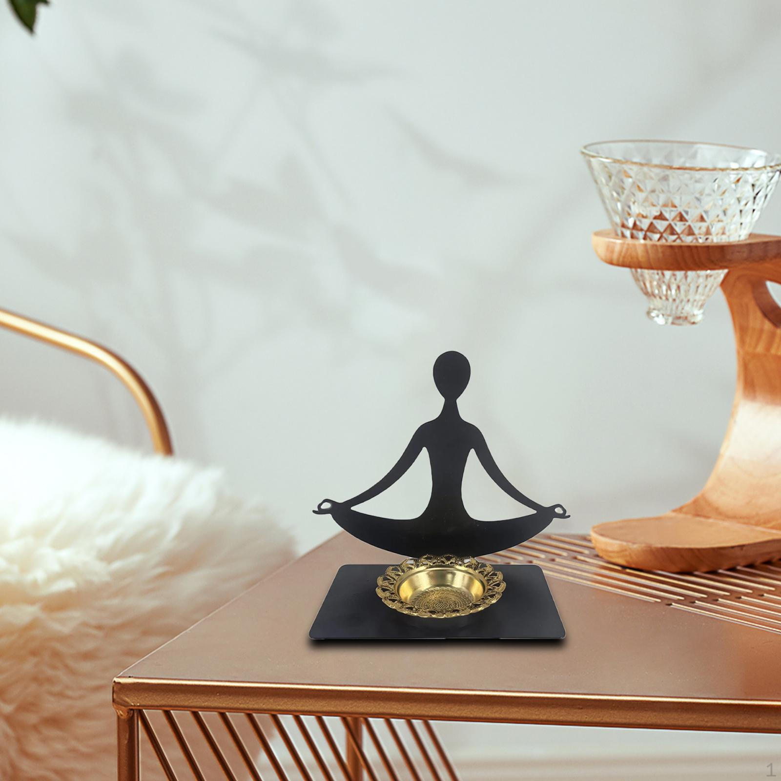 

Incense Cone Holder Desktop Ornament Modern Table Centerpiece Burner for Office SPA Living Style B