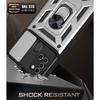 Coque de Protection - PROSHOP - Samsung A32 5G - Rigide - Argenté - Style Armée