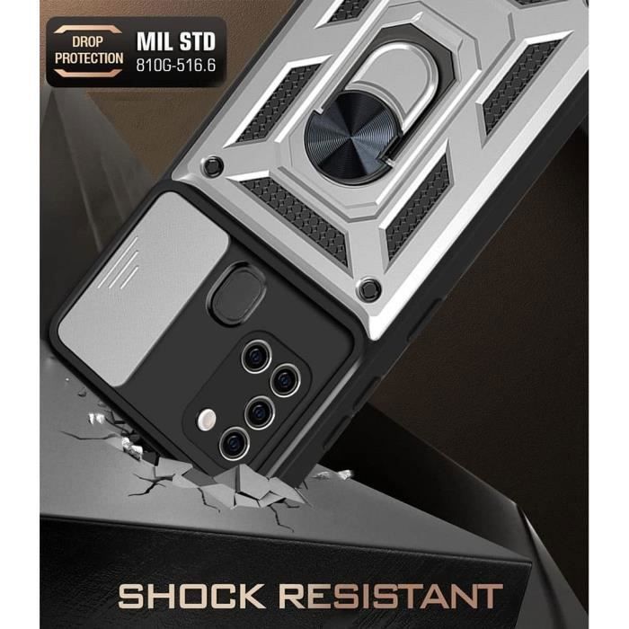 Coque de Protection - PROSHOP - Samsung A32 5G - Rigide - Argenté - Style Armée