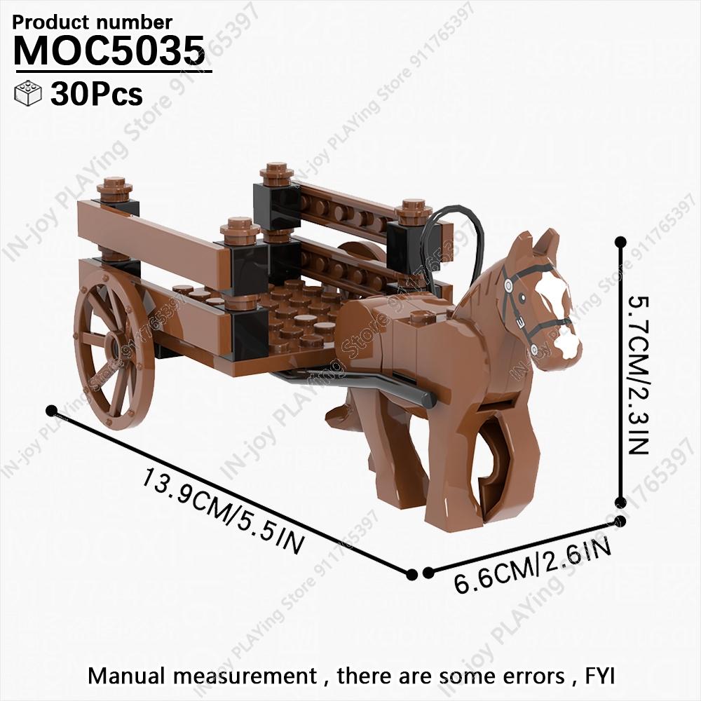 MOOXI Medieval Building Blocks Set Military War Castle Knight Carriage Crossbow Siege Vehicles Model MOC Bricks Toy For Boy Gift