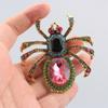 1 Piece Inlaid Rhinestone Sparkling Spider Design Ladies Brooch, Elegant and Beautiful, Decorate Coat, Suitable for Couple Gift