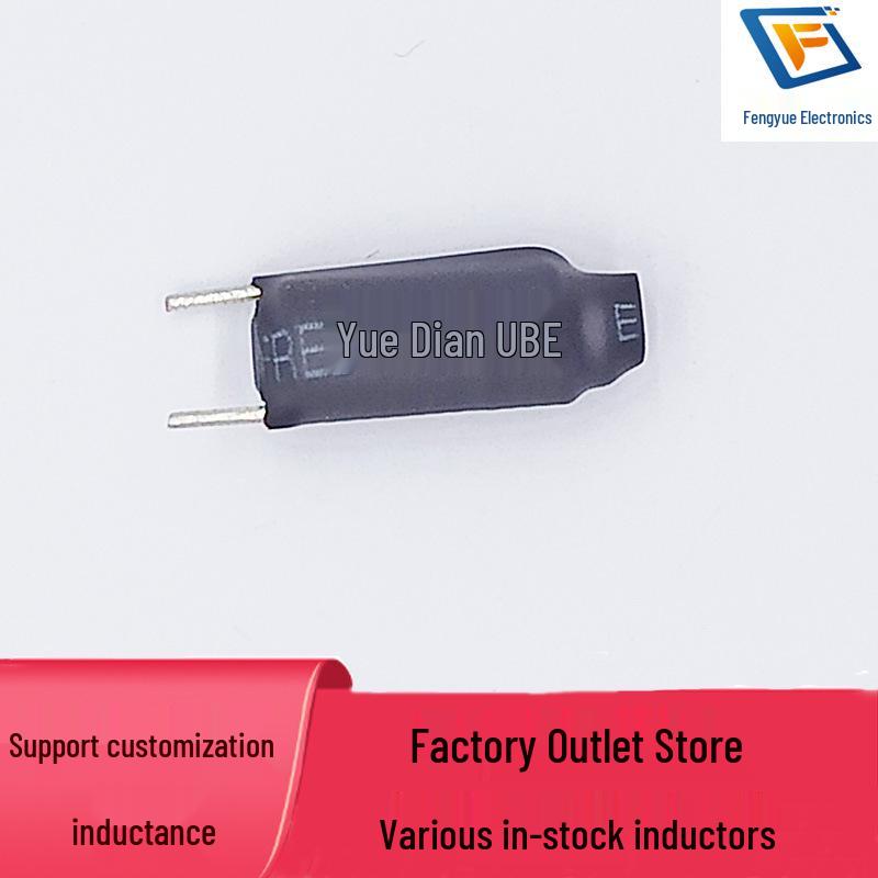 

R4*15 Magnetic Rod Inductor: 0.7mm Copper Wire, 15 Turns, 3uH Min, Vertical Heat Shrink Tubing, Magnetic Core Coil.