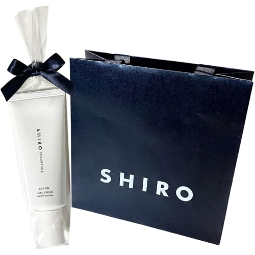 [Free Gift Wrapping and Shopping Bag Included] Shiro Hand Cream, Sabon White Lily and White Tea Hand Serum (55g, Black Cherry)