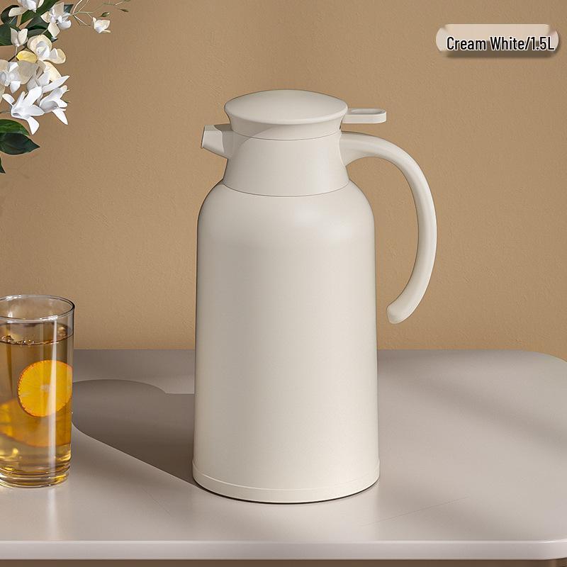 Portable Thermos Flask with Temperature Display, Large Capacity, Glass Liner, Insulated for Home, Dorm, or Travel Use