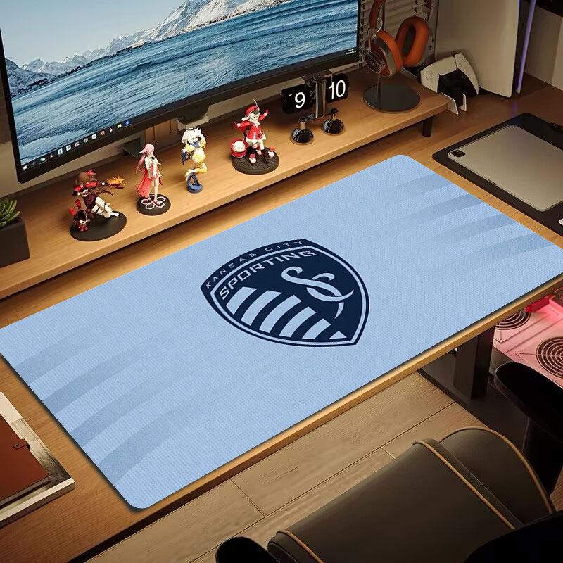 Sporting Kansas City Large Size Mouse Pad Large Gaming Table Cushion Non-slip Laptop Tablet Big Mousepad XXL Mat Mini PC Playmat With Lock edge