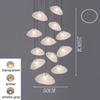 Modern Stair chandelier Pendant lights indoor lighting iling lamp hanging light led Chandeliers for living room indoor lightin