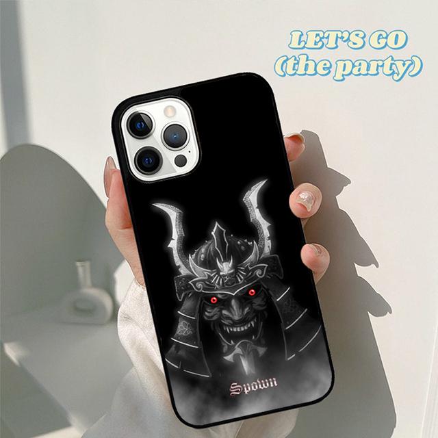 Autumu Japanese Oni Hannya Demon Mask Phone Case Cover for iPhone 17 Air 16 16e 15 12 11 13 14 Pro Max Plus Coque