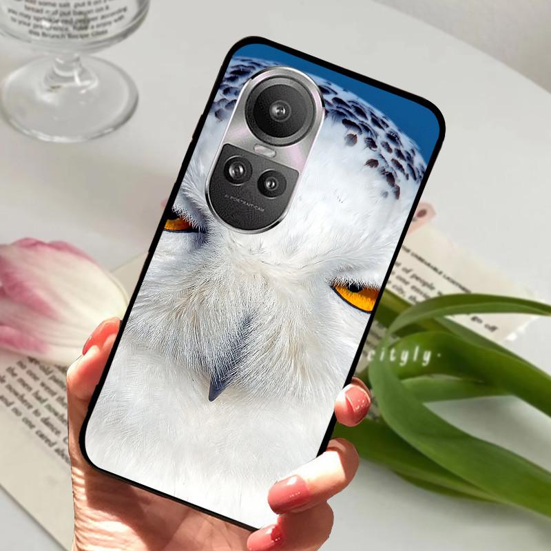 For Oppo Reno 10 5G CPH2531 Case Reno10 Shockproof Soft TPU Silicone Phone Cover For Oppo Reno 10 Pro 5G CPH2525 Funda Cartoon