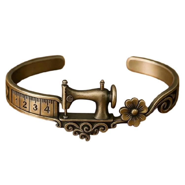 

Sewing Machine Designs Metal Bracelet Suitable For Daily Wear 1