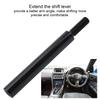 4in Ergonomic Shift Knob Extender Aluminum Alloy Plug and Play Universal Fit for Manual Car Truck M10x1 5 Black