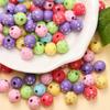 Fashion Necklace Bracelet Earrings Beaded DIY Jewellery Making Accessories Spherical Acrylic Star Beads 50Pcs 7.5mm