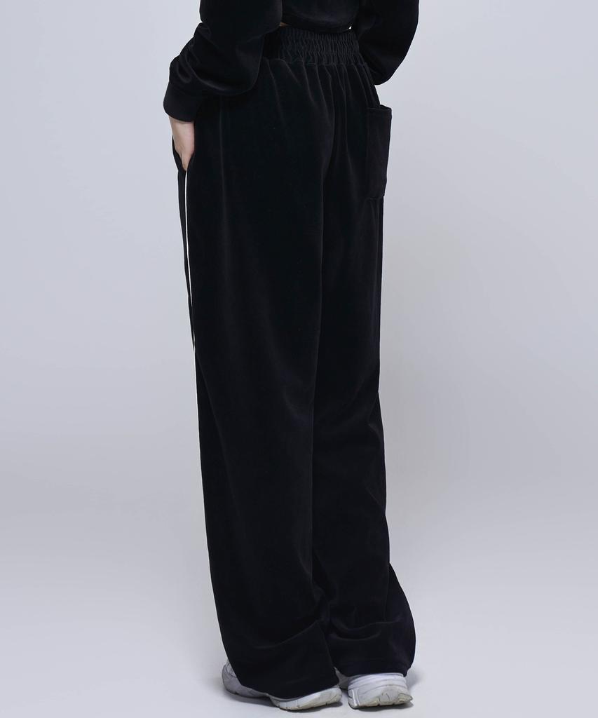 Pijikeolgameoncheu P5055 Women'S Velour Pants [Black]