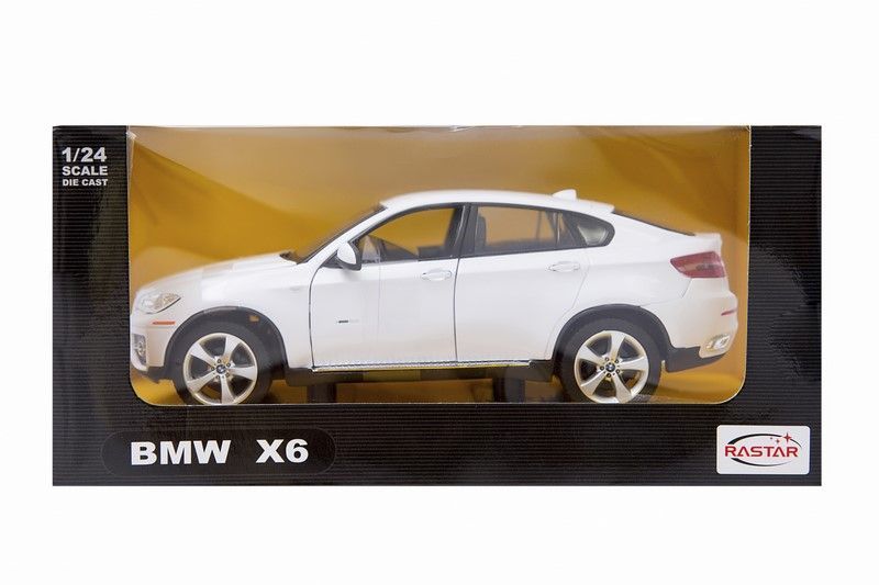 Bmw X6 Biały Auto Metalowe Model Kolekcjonerski Skala 1:24 Prezent