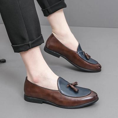 Loafers Men Shoes Leather Classic Fashion Moccasin Man Party Outdoor Daily All-match Casual Tassel Shoes Men Moccasins