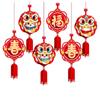 6pcs 3D Chinese Snake Year Pendants Red Spring Festival Supplies  Housewarming Mascot