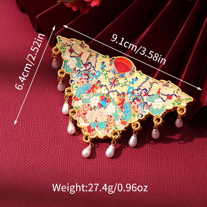 

Phoenix Crown Tassel Magnet: Cultural & Creative Metal Refrigerator Sticker Gift