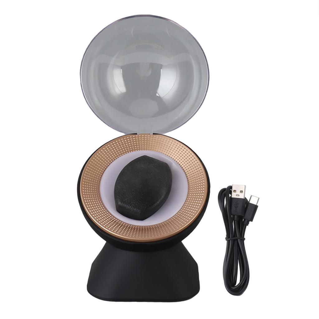 Automatischer Einzel-Uhrenbeweger USB Mechanische Uhren Schüttler Aufbewahrungskoffer Displaybox für Zuhause Silber